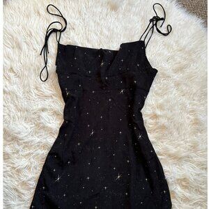 Black Constellation Dress